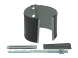 Кронштейн трубы на кирпич Optima Matt 90мм RAL 7024