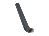 Труба прямоугольная с коленом Vortex Matt 1м RAL 7024