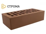 Облицовочный кирпич одинарный 1НФ Коричневый гладкий, Строма