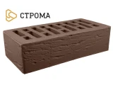 Облицовочный кирпич одинарный 1НФ Базальт рустик, Строма