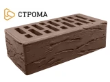 Облицовочный кирпич одинарный 1НФ Базальт кора дуба, Строма